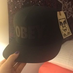 Black OBEY Snapback
