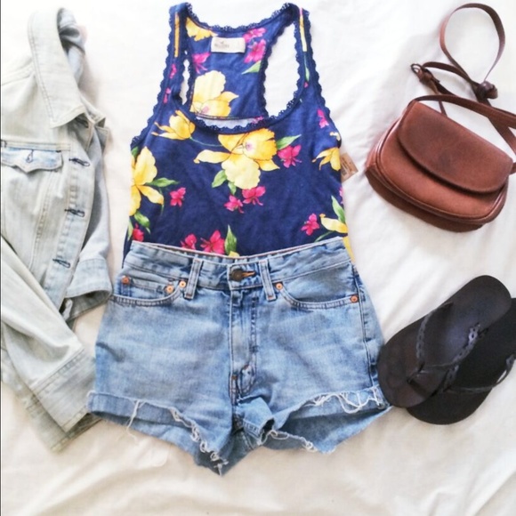 floral tank top