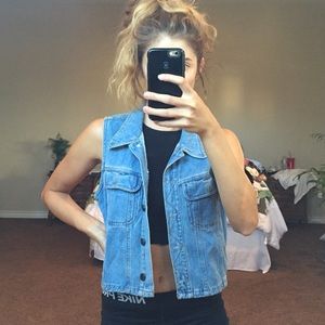 Denim vest