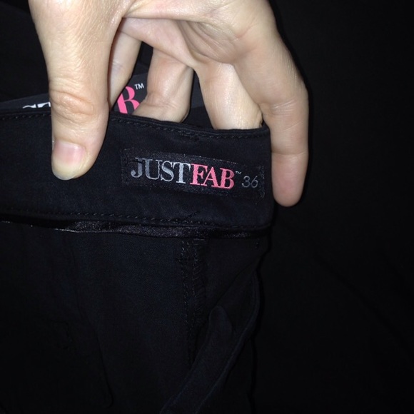 Justfab boot cut black denim - Picture 3 of 3