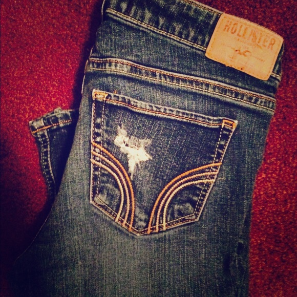 Distressed Hollister Skinny Jeans