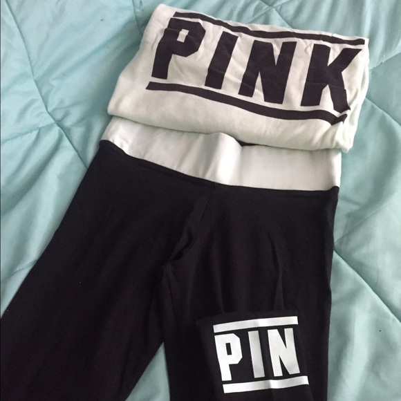 Pink leggings w/matching sweatshirt 💕RESERVED💕