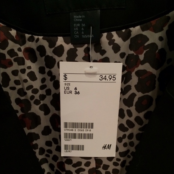 NWT H&M Blazer sz 6 - Picture 3 of 3