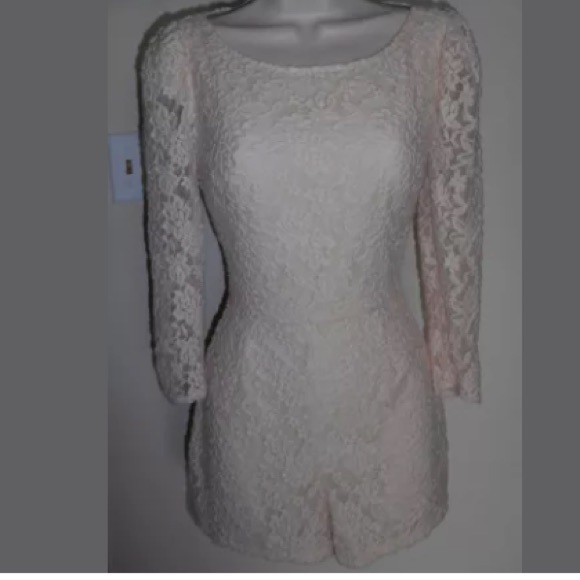 Worn once lace romper