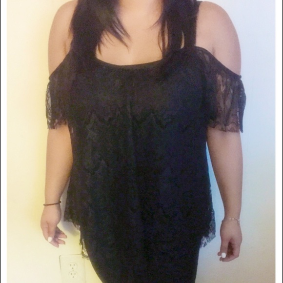 Urban Outfitters Lace Off The Shoulder Top