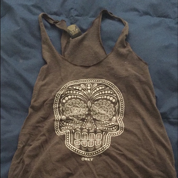 Obey Sugar Skull Tank