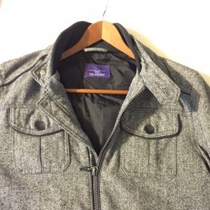 Zara knit bomber jacket