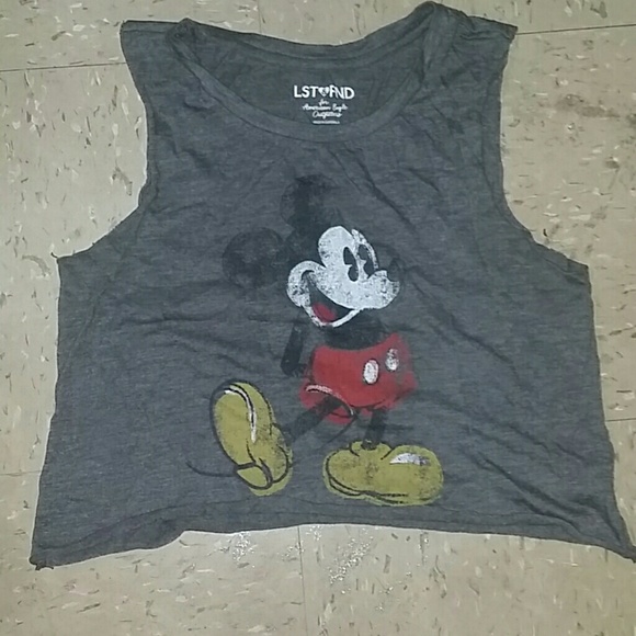 Mickey mouse crop top