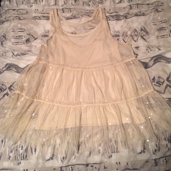 American Eagle Sheer Tank Top With Cami