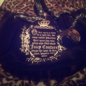 Juicy couture black with silver.