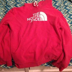 A north face sweat shirt