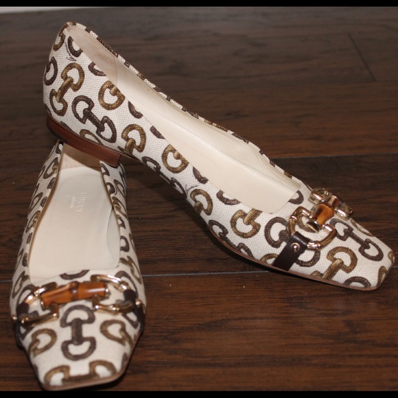 Gucci Shoes - Authentic Gucci Faux Bamboo Flats