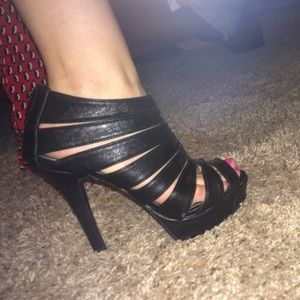 Strappy heels