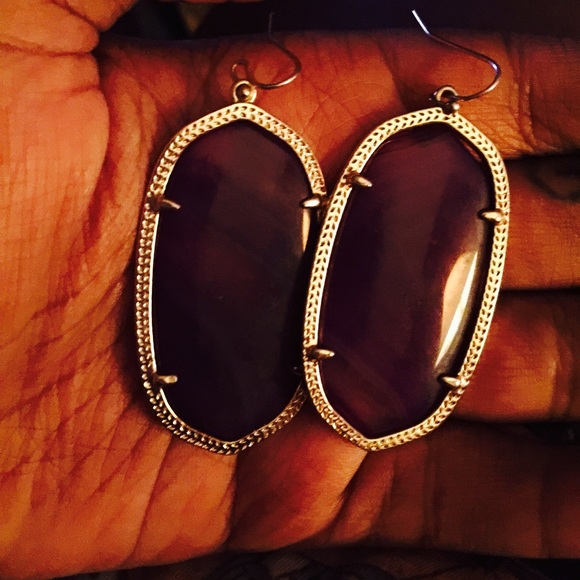 Purple Kendra Scott Danielle's - Picture 2 of 4