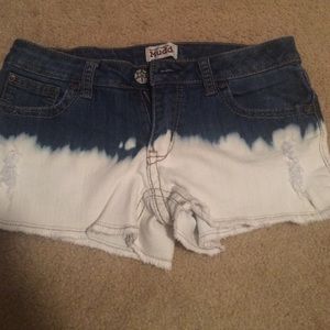 Tie dye shorts