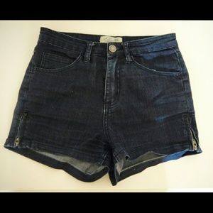 Denim Highwaisted Shorts