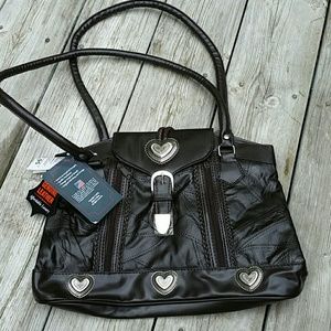 Women's Chocolate Leather bag Gorgeous BNWT