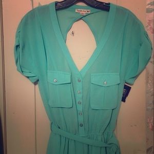Teal romper!