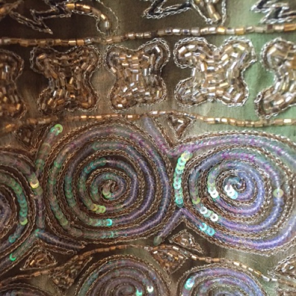 Aftershock Green Sequin Halter - Picture 3 of 4