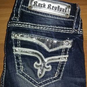 Rock revival vivian mid- rise skinny 25 x31