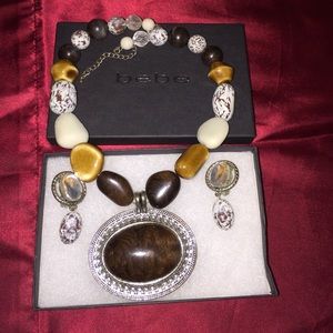 Necklace and matching earring duo