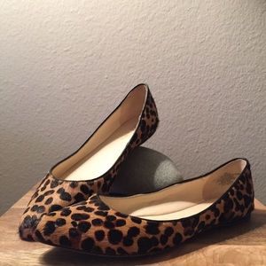 Nine West "Speak Up" leopard flats DISCOUNTED SHIP