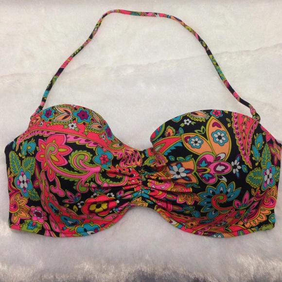 Victoria's Secret Patterned Swim Top