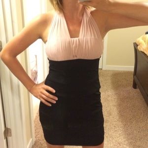 Black and pink cocktail dress Black and pink cocktail dress