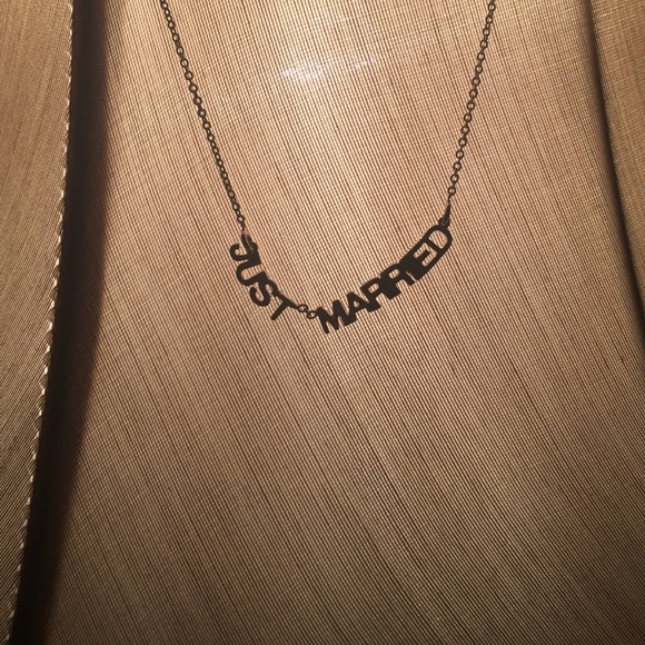 "JUST MARRIED" Kate Spade Necklace