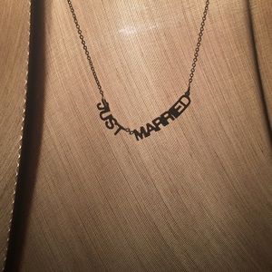 "JUST MARRIED" Kate Spade Necklace