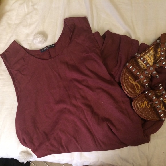 Brandy Melville burgundy dress