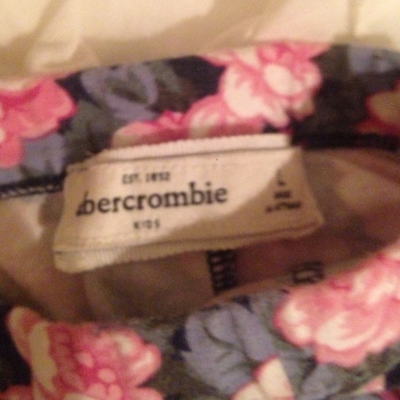 abercrombie floral skater skirt