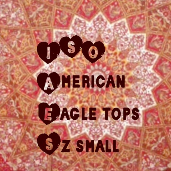 🌸👚📚ISO EUC American Eagle Tops Blouses Sz Small