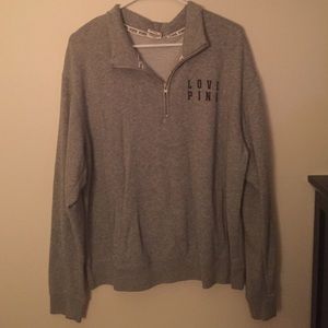 PINK Grey Sweatshirt