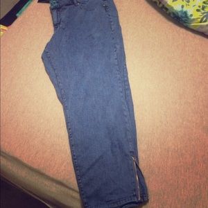 Stiletto Ankle Zip Jean