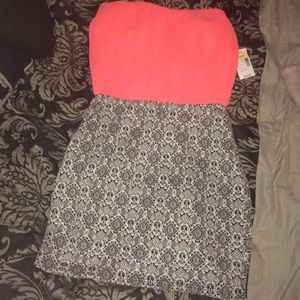 beautiful coral dress