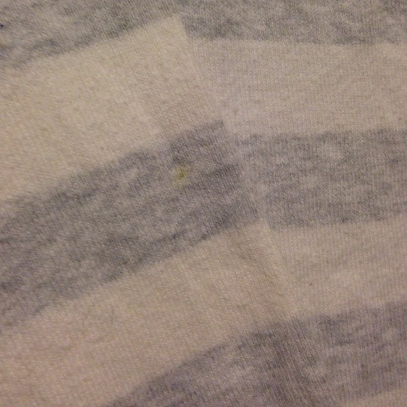 Grey and White Striped Button Up - Picture 2 of 2