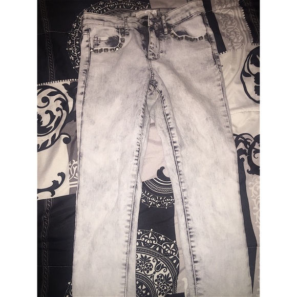 Faded high rise Garage jeans