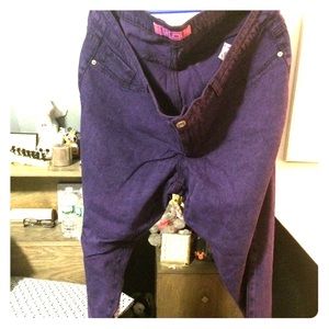 Purple Skinny Jegging