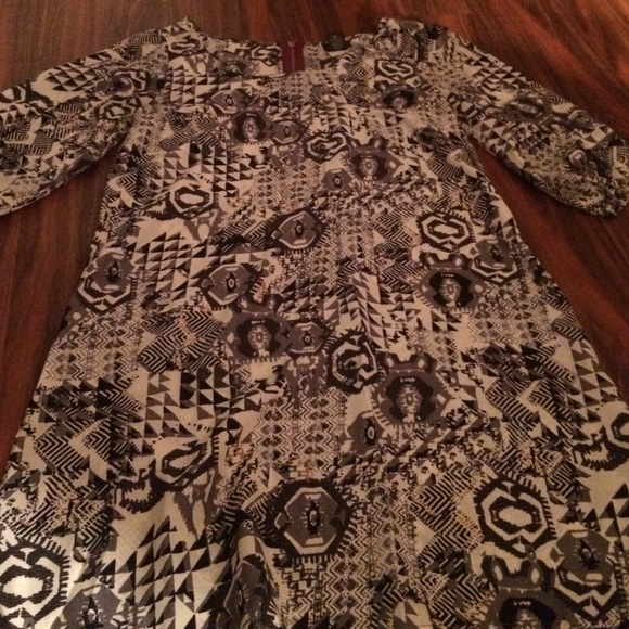 Black and White Design Dress