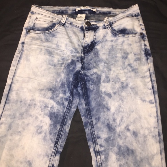 ANGEL PREMIUM ACID WASHED HIGH WAIST JEANS