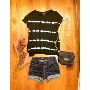 HP🎉 Black tie-dye cotton top