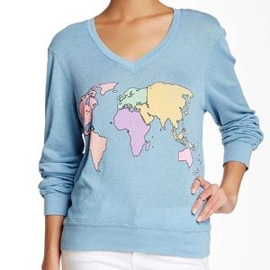 🆕💋WILDFOX💋🆕 Long Sleeved Map Shirt