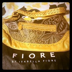 Isabella Fiore yellow flower purse