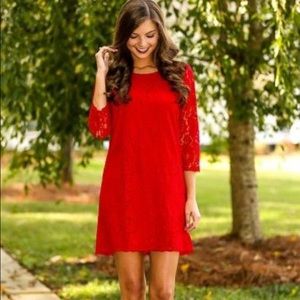 Red Lace Dress