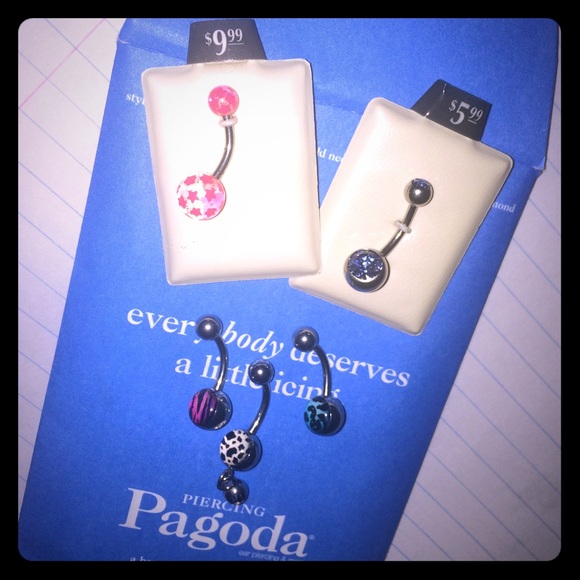 Belly button rings.