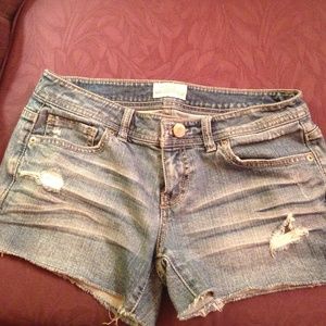 Denim shorts