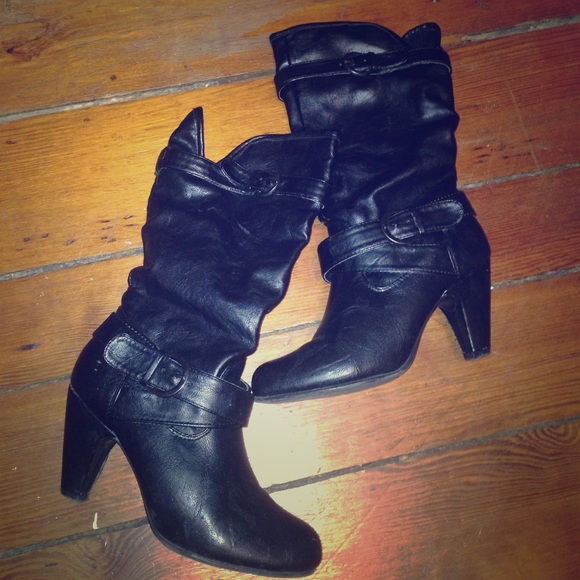 Nine West Black Ditzy Boots