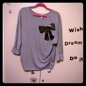 Gray Bow Top!!!