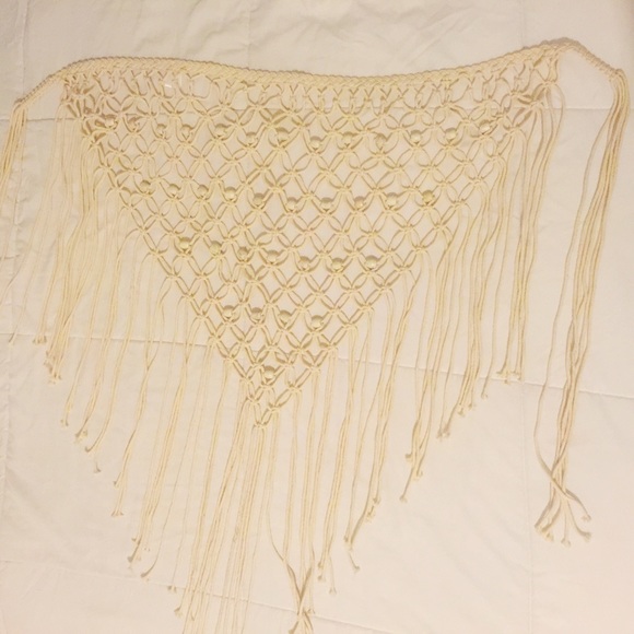 Tan swim suit cover up